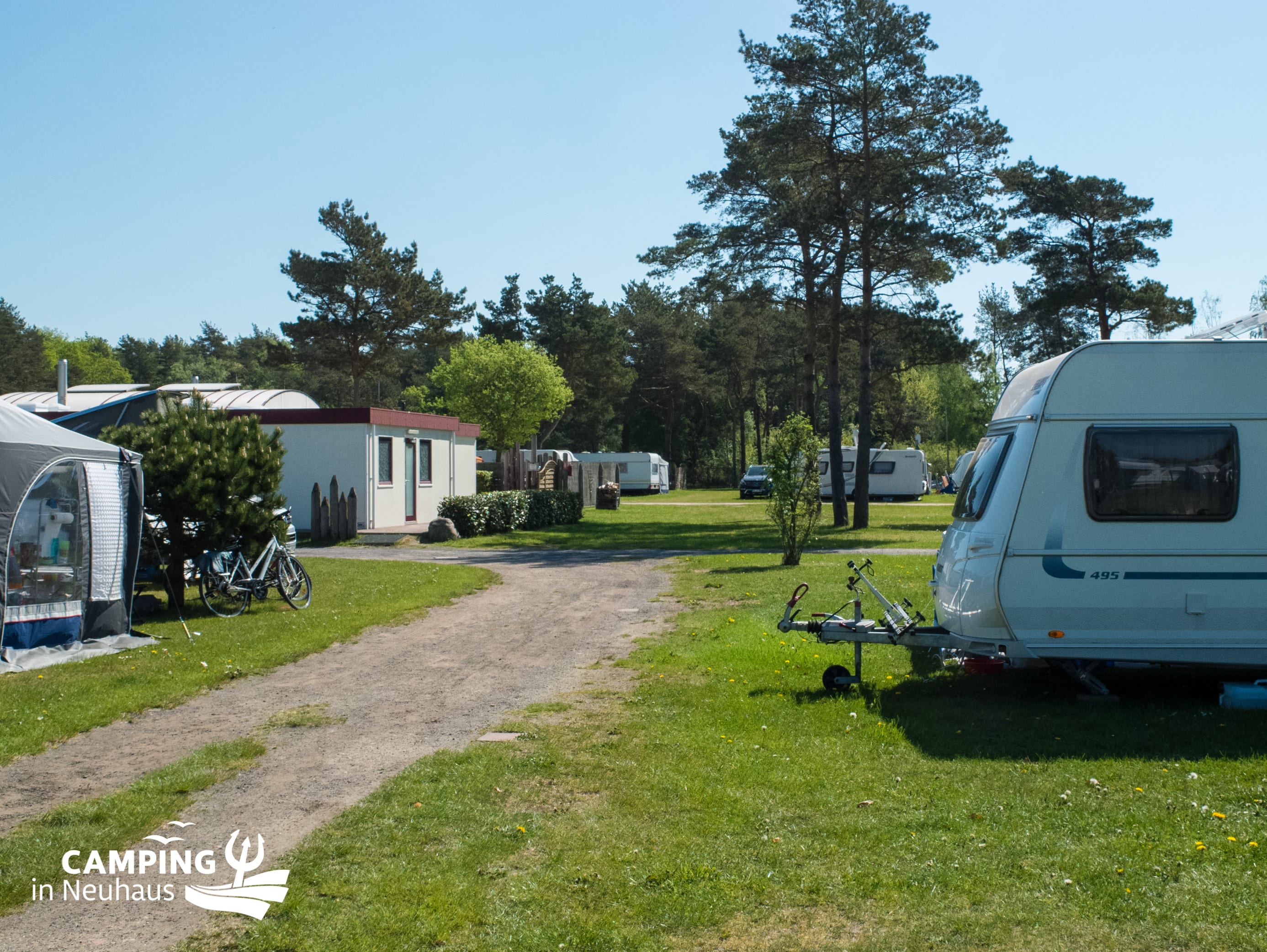 Krabbenplatz und Lichtung auf Camping in Neuhaus